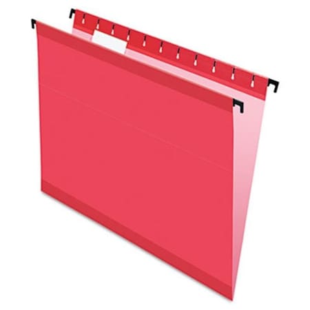 Pendaflex Pendaflex 615215RED Poly Laminate Hanging Folders; Red - Letter Size 615215RED